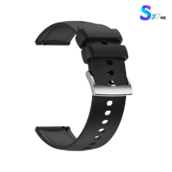 Alternative view of Smartwatch Strap Universal Silicone Leather 22mm Adjustable
